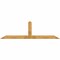 Ekena Millwork Portland Timber Gable Bracket, Western Red Cedar, 108"W x 31 1/2"H x 4"D x 6"F, 7/12 Pitch GBW108X31X0406POR00RWR - alternate 1